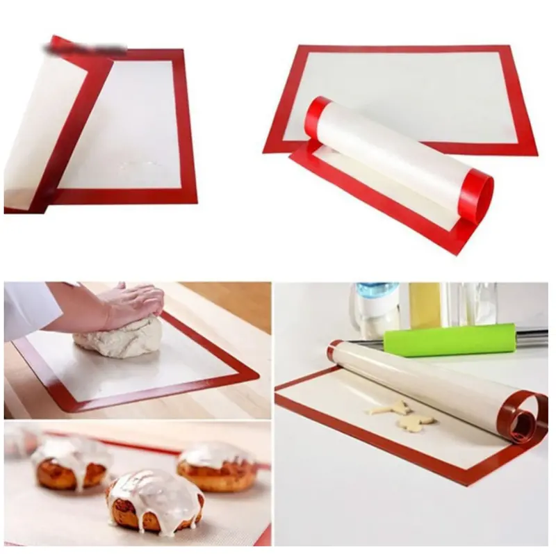 High-Temperature Silicone Baking Mat – Reinforced Fiberglass Surface For Macarons And Fondant Work 1