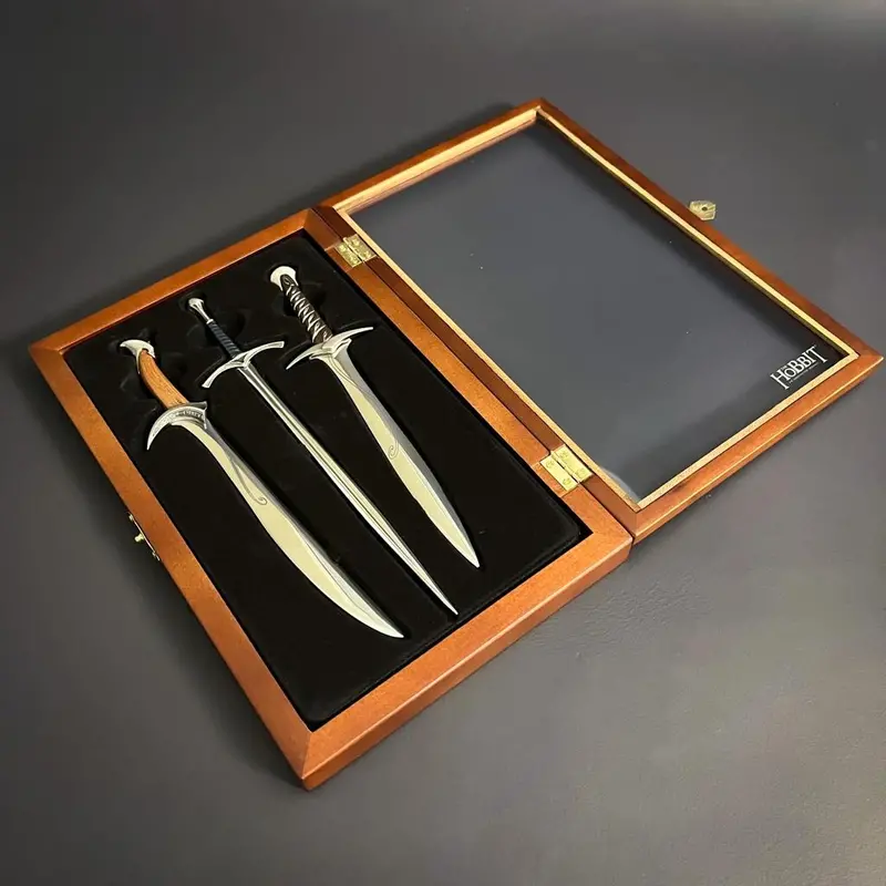 Hobbit-Themed Mini Sword Trio Set (Sting, Glamdring, Orcrist) 1
