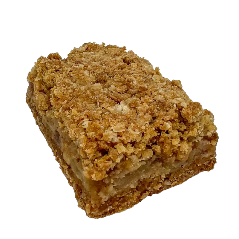 Homemade Apple Crumble Baked Square Dessert 1