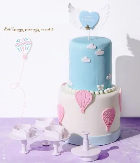Hot Air Balloon Plunger Cutter – Fondant And Cookie Shaping Tool 1