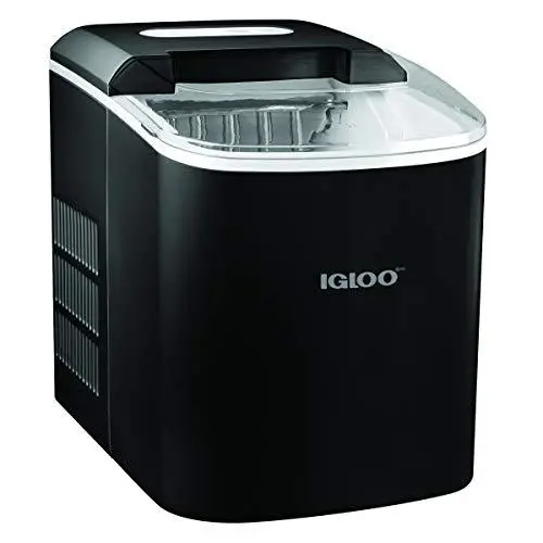 Igloo Iceb26Bk Portable Electric Ice Maker – 26-Pound Daily Output, Compact Countertop Design (Black) 1