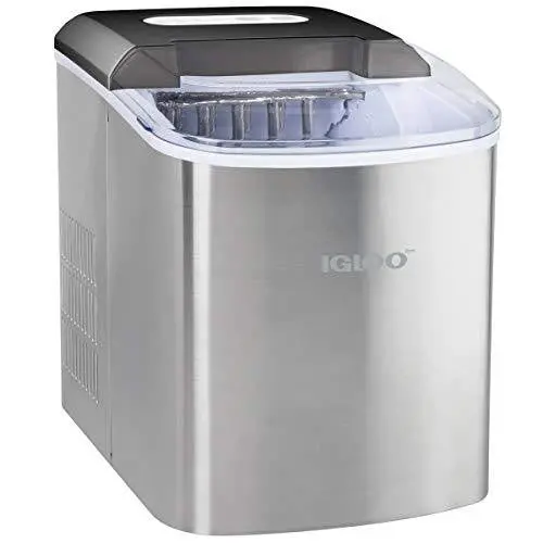 Igloo Iceb26Ss Portable Countertop Ice Maker – 26 Lbs/Day, Stainless Steel 1