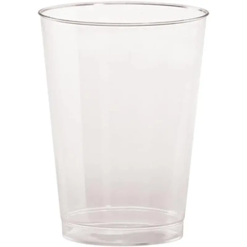 Jumbo 14-Ounce Clear Plastic Tumblers – Stackable & Shatter-Resistant 1