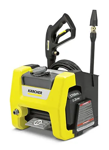 Kärcher K1700 Cube Electric Pressure Washer – 1700 Psi / 1.2 Gpm With Turbo, 15°, And Soap Nozzles 1