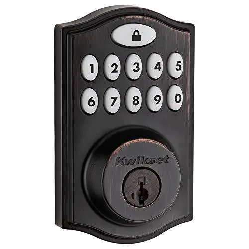 Kwikset Smartcode 914 Z-Wave Plus Smart Deadbolt – Keypad Electronic Lock With Smartkey Security In Venetian Bronze 1