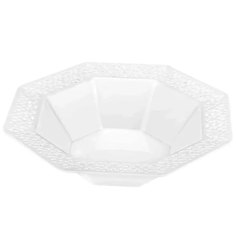 Lacetagon 14 Oz Clear Plastic Bowls 1