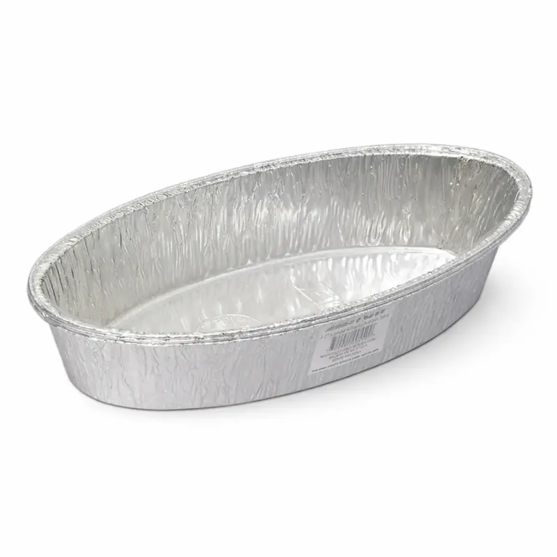 Large 5 Lb Oval And Challah Loaf Pan – Disposable Aluminum 1