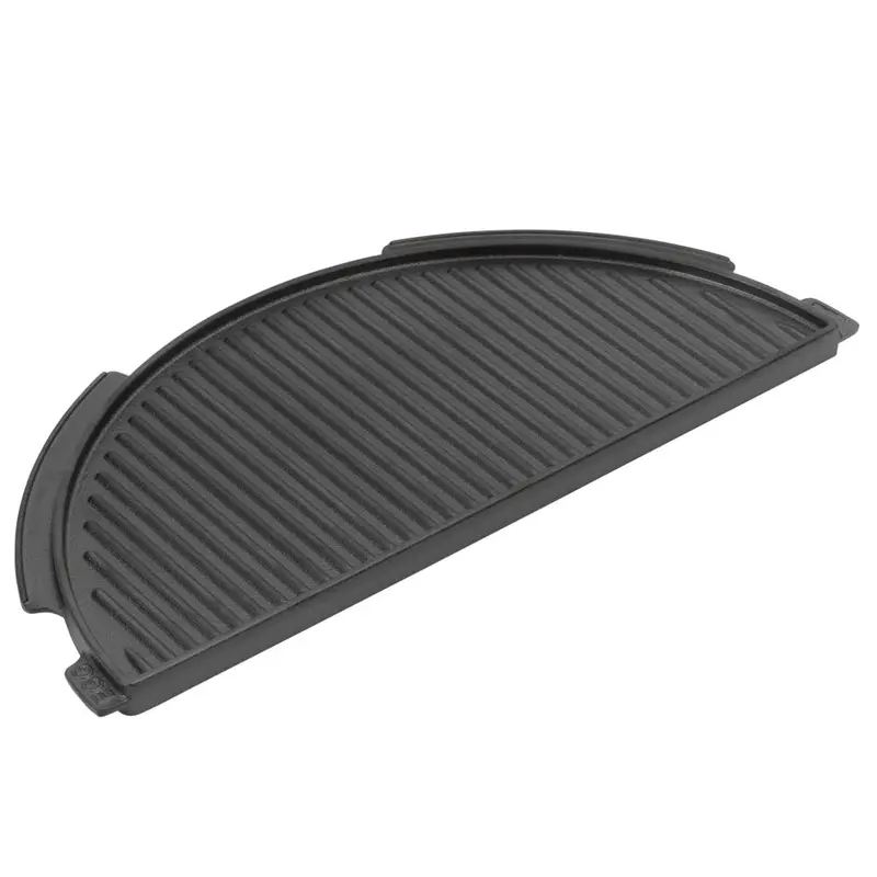 Large Half-Moon Cast Iron Plancha Griddle For Big Green Egg 1