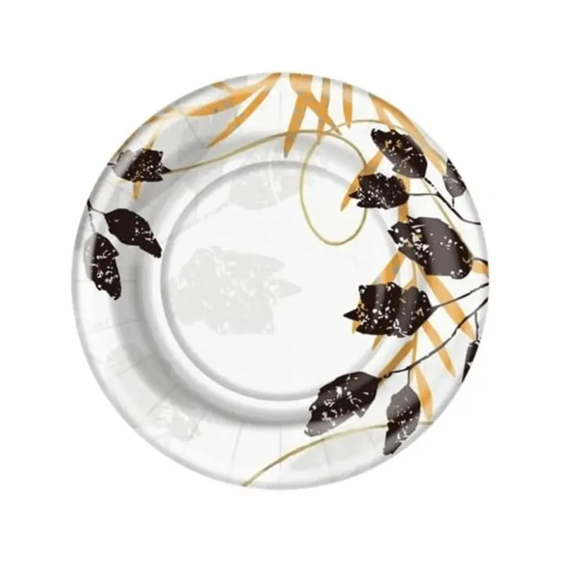 Leafy Canopy 8-Inch Salad & Dessert Paper Plates — Lightweight Yet Sturdy 1