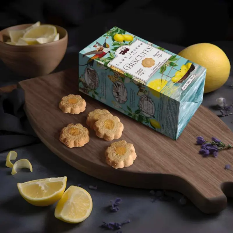 Lemon Curd Shortbread Biscuits – 100G 1