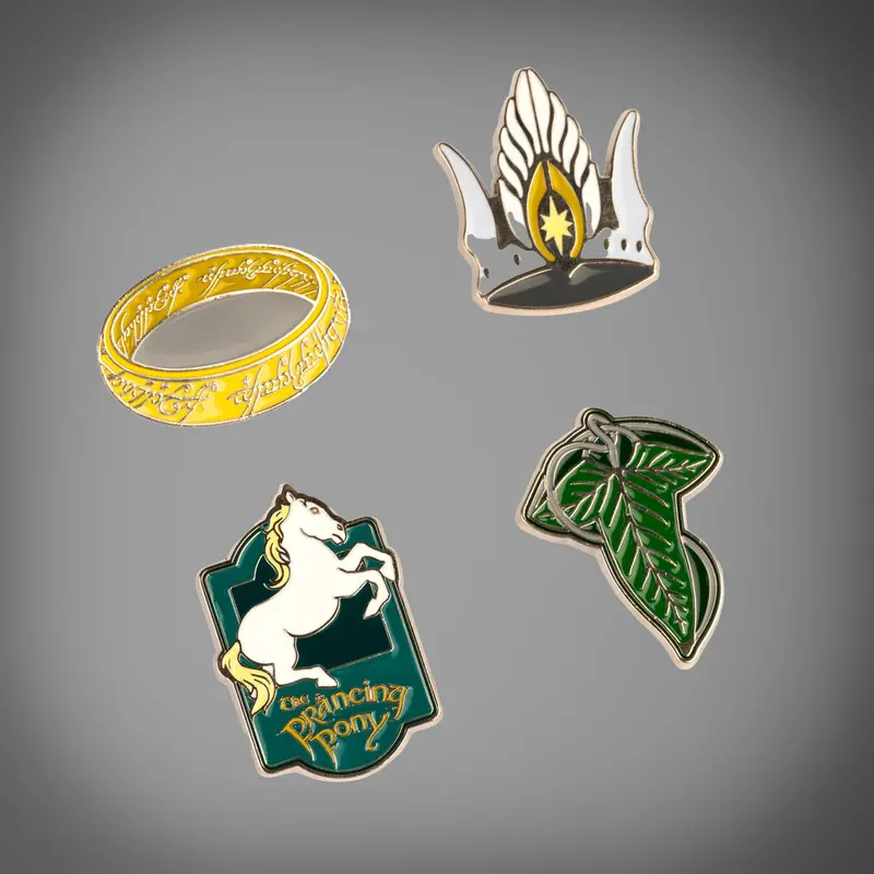 Lord Of The Rings Collectible Pin Set – Four Official Badges 1