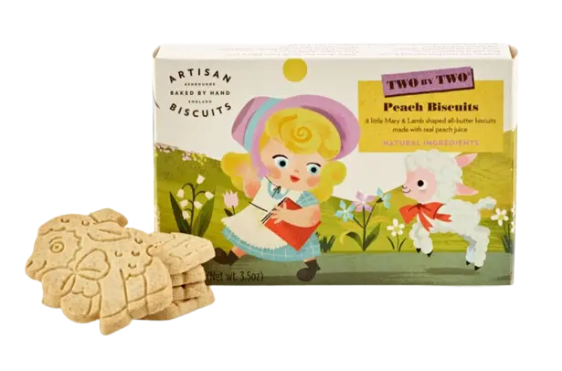 Mary And Lamb Peach-Infused Shortbread Cookies 1