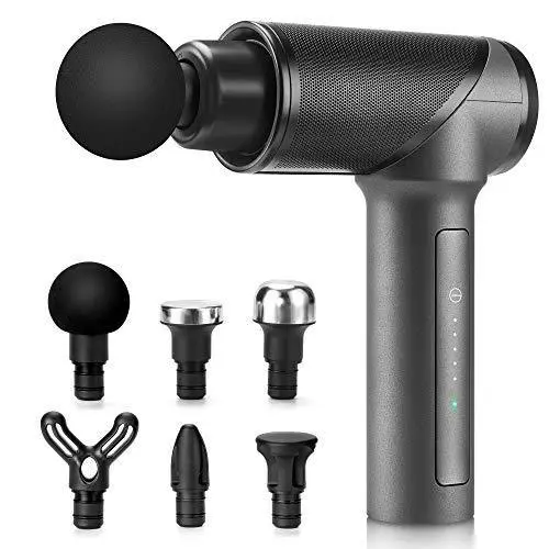 Medcursor Percussion Massage Gun – Brushless Motor Handheld Device With 6 Attachments For Deep Tissue Recovery 1