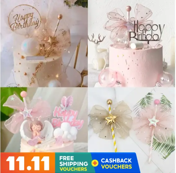 Metallic Fairy Wand Cake Topper – Shimmering Silver, Gold & Rose Gold Princess Accent 1
