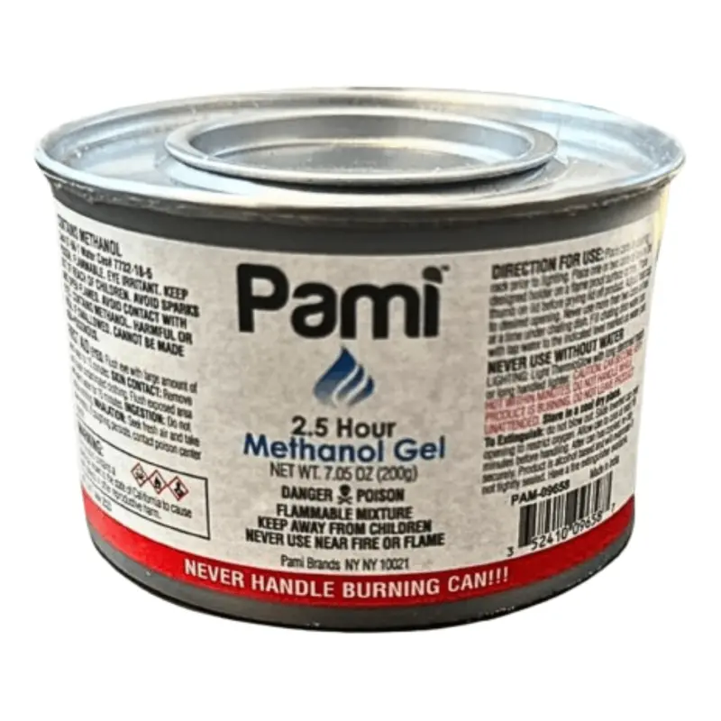Methanol Gel Fuel Canister – 7.5 Oz, 2.5-Hour Burn Time 1