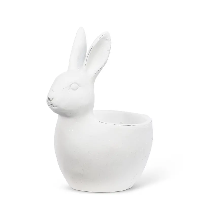 Mini Bunny-Shaped Ceramic Planter 1