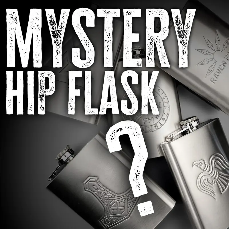 Mystery Design Stainless Steel Hip Flask 1