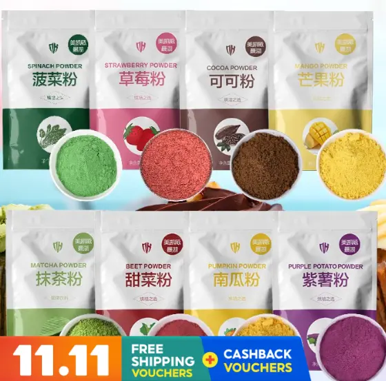 Natural Plant-Based Food Coloring Set – Vibrant Beetroot, Spinach, Cocoa, Purple Sweet Potato & More 1