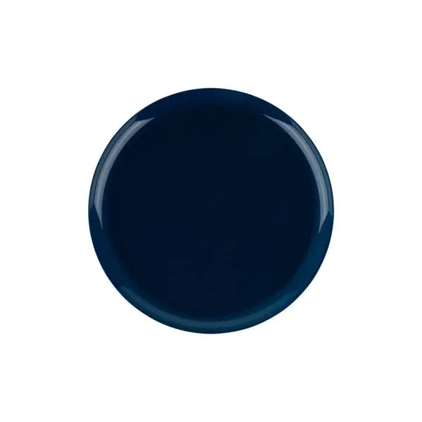 Navy Blue 6.3" Round Salad Plates – Premium Disposable Plastic – Edge Series 1