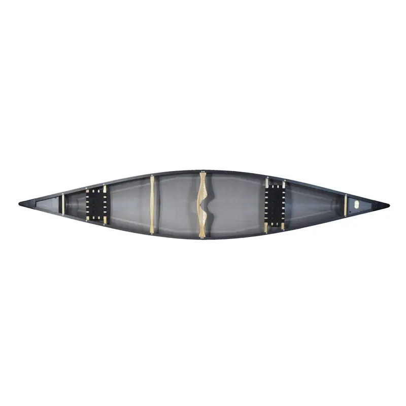 Nova Craft Prospector 16 Tuffstuff Kayak – Clear Edition With Skid Plates 1