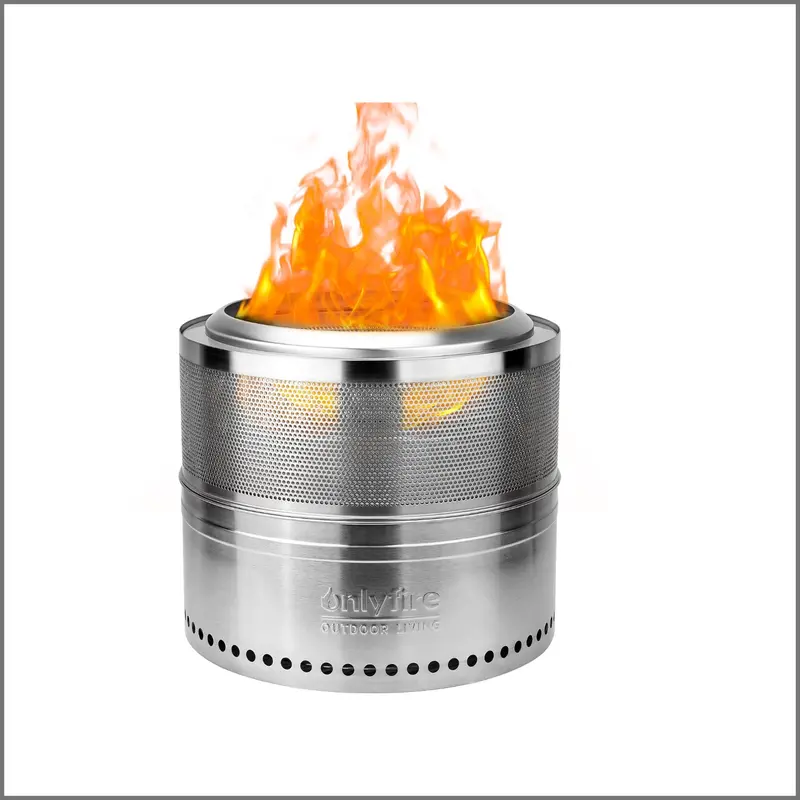 Onlyfire 19.5-Inch Wood-Burning Smokeless Portable Fire Pit With Carry Bag 1