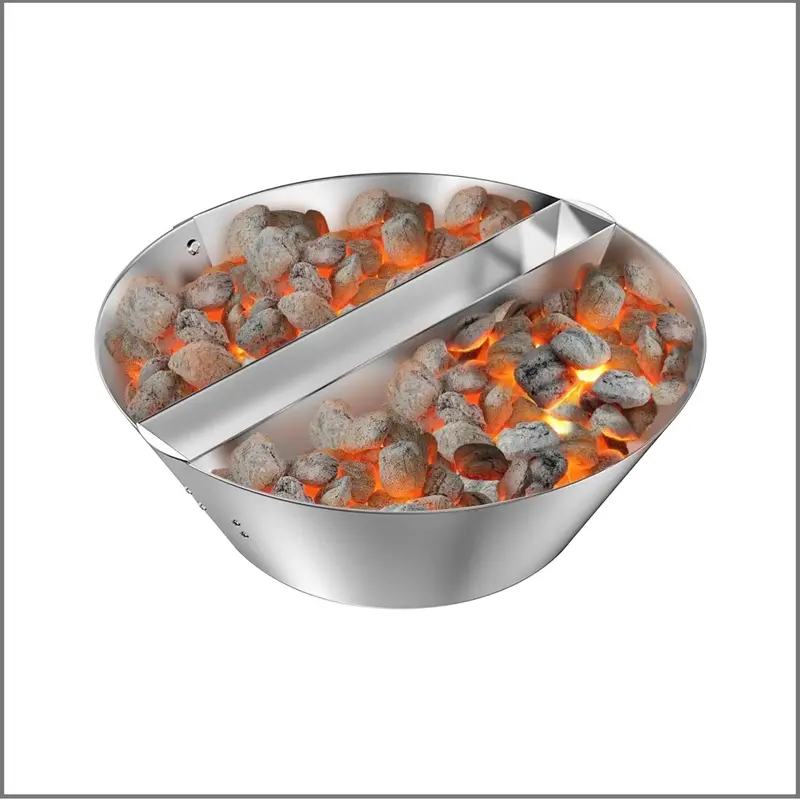 Onlyfire Stainless Steel Bbq Vortex Grill Insert With Water Divider 1