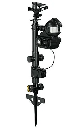 Orbit Yard Enforcer Motion-Activated Sprinkler – Smart Animal Deterrent With Day/Night Detection And Adjustable Coverage Range (Black) 1