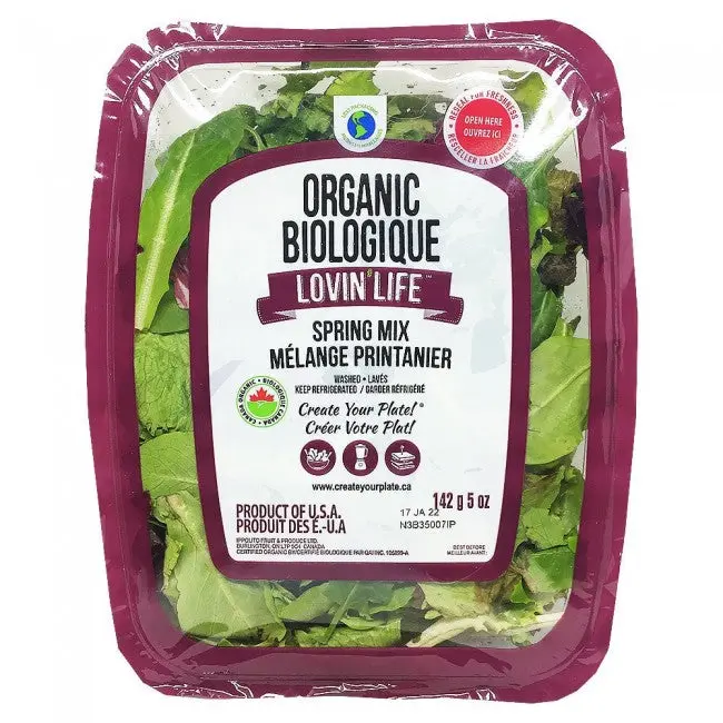Organic Baby Spring Mix (5 Oz) 1