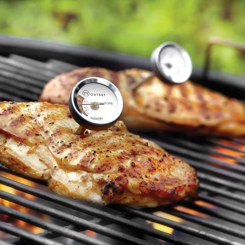 Outset Dual-Poultry Thermometer Set For Accurate Meat Temperature Monitoring 1