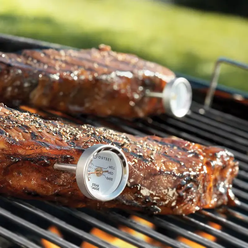 Outset F804 Steak Thermometers – Set Of 4 Probe Thermometers For Perfect Doneness 1