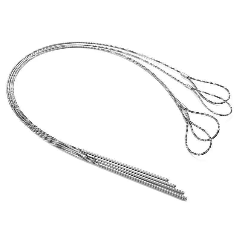 Outset Flexible Stainless Steel Skewers – 4-Piece Set For Even Grilling 1