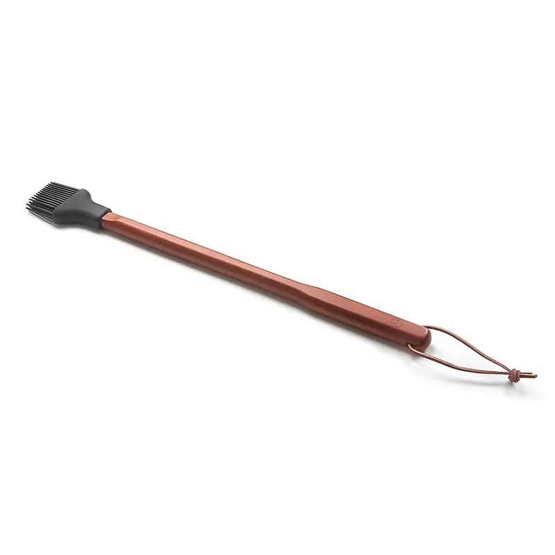 Outset Rosewood Basting Brush – Removable Silicone Bristle Design 1