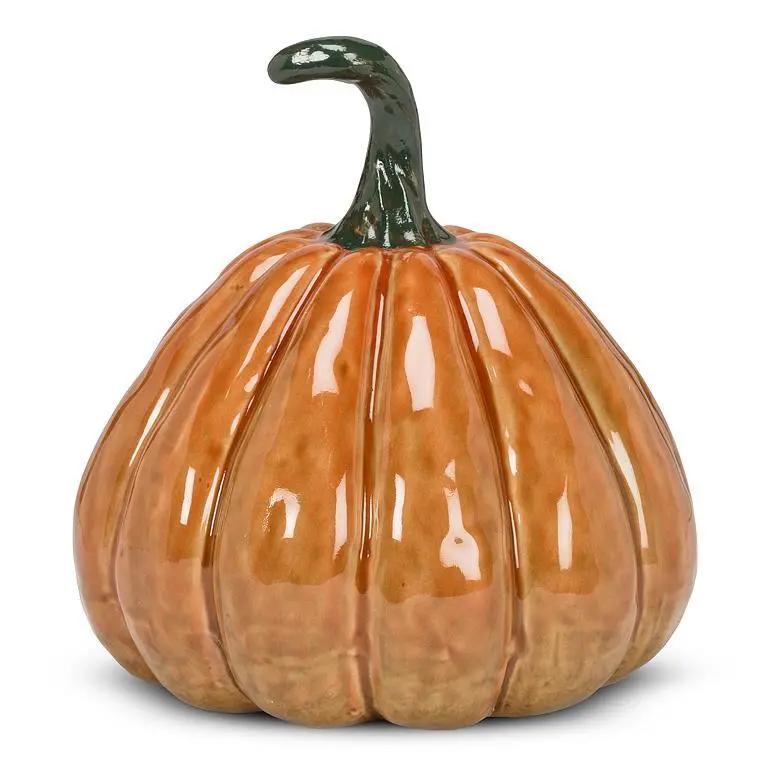 Oversized Ceramic Pumpkin Centerpiece 1