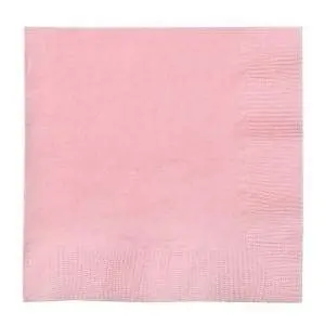 Pastel Light Pink Beverage Napkins For Themed Entertaining 1