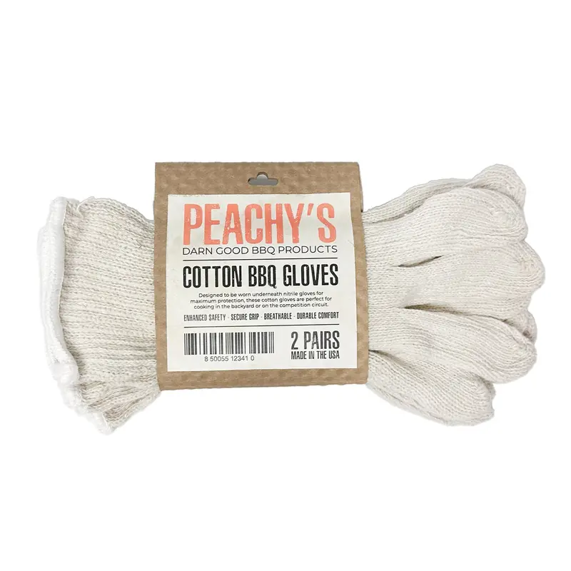 Peachy'S Cotton Bbq Oven Gloves – Pack Of 4 (2 Pairs) 1