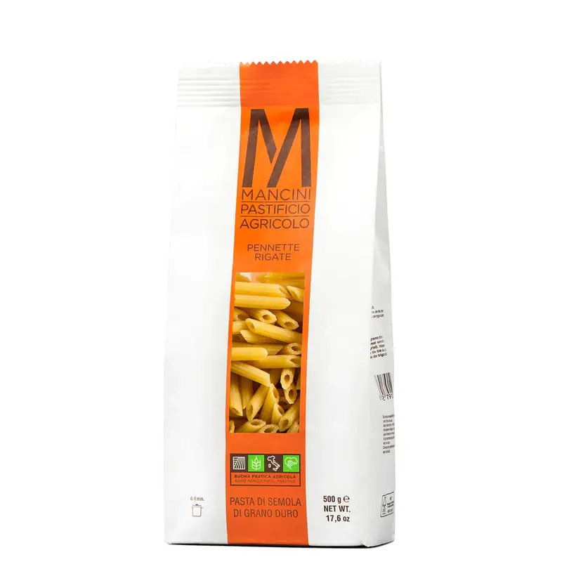 Pennette Pasta – Ridged Tube Shape, 500G 1