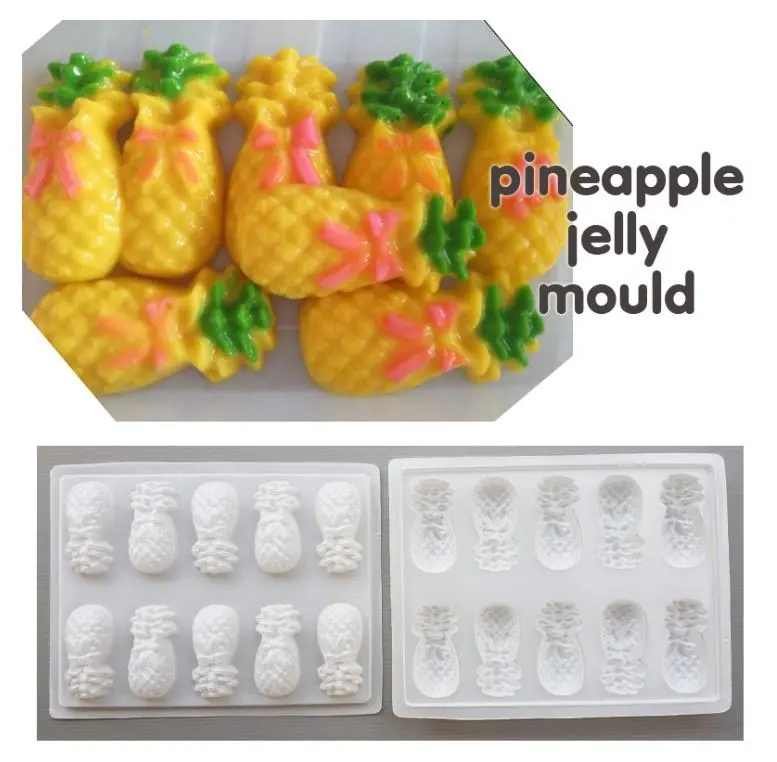 Pineapple-Shaped Silicone Jelly Mold – Tropical Mousse And Agar-Agar Dessert Form 2