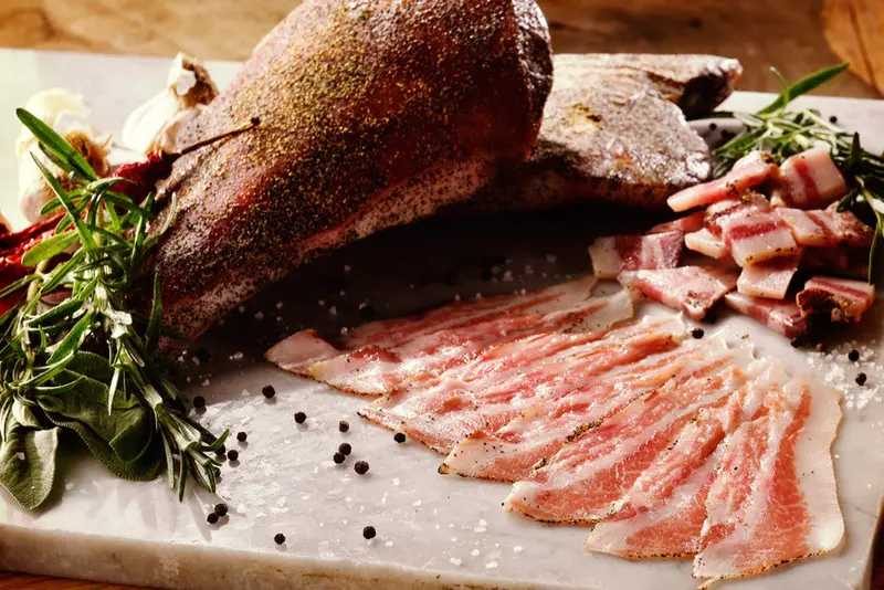 Pingue Hand-Cut Guanciale – Italian Cured Pork Cheek 1
