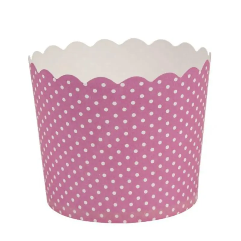 Pink Polka Dot Mini Baking Cups – 20 Count 1