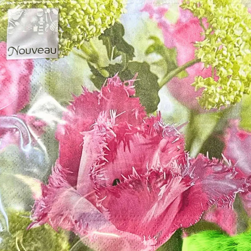 Pink Santander Paper Lunch Napkins – 20-Pack 1