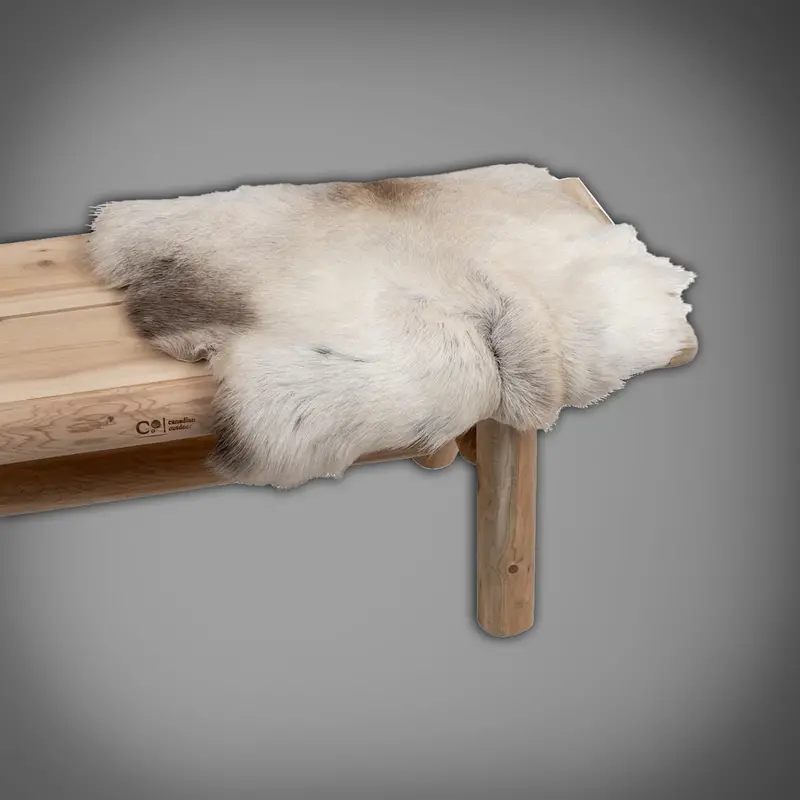 Plush Reindeer Fur Seat Cushion 1