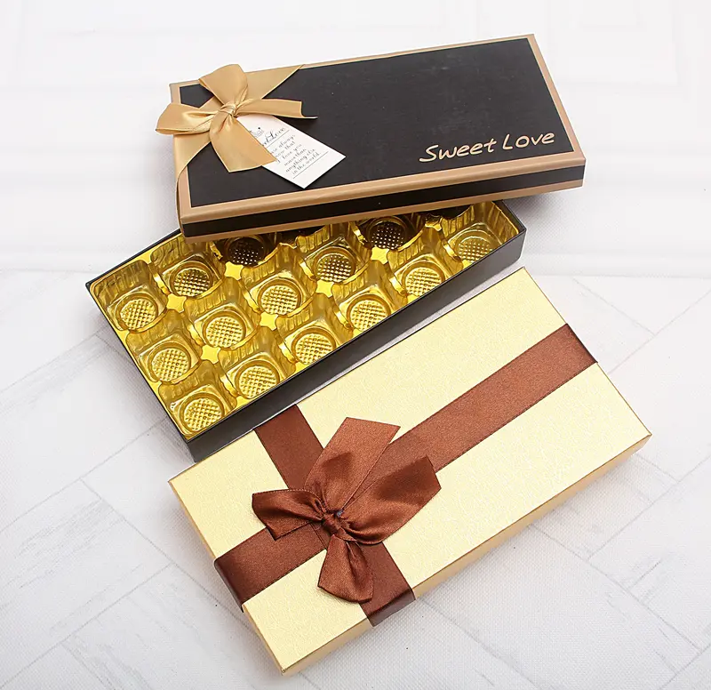 Premium Chocolate Gift Box – Elegant Praline Packaging For Bonbons, Truffles, And Gourmet Confections 1