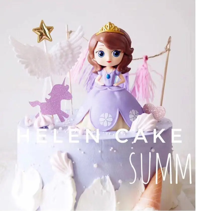 Princess Sofia Themed Cupcake And Cake Topper For Kids’ Birthday Cakes 1