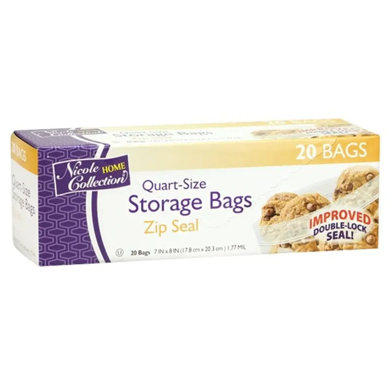 Quart-Size Resealable Ziplock Bags – Premium Plastic Food Protection 1