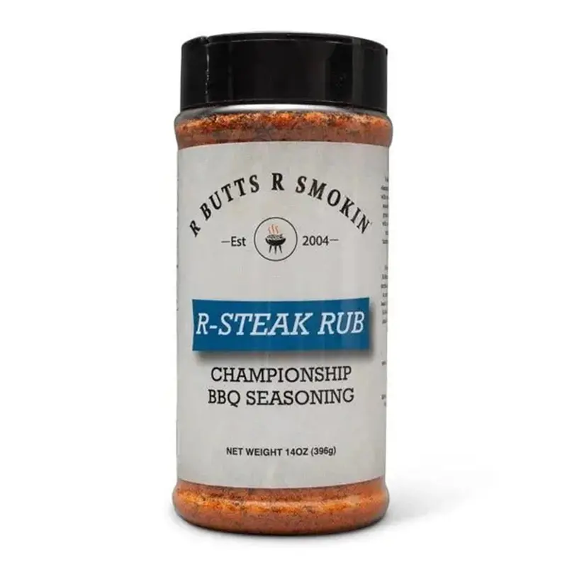 R Butts Smokin’ R Steak Rub – 14 Oz Premium Grill & Roast Blend 1