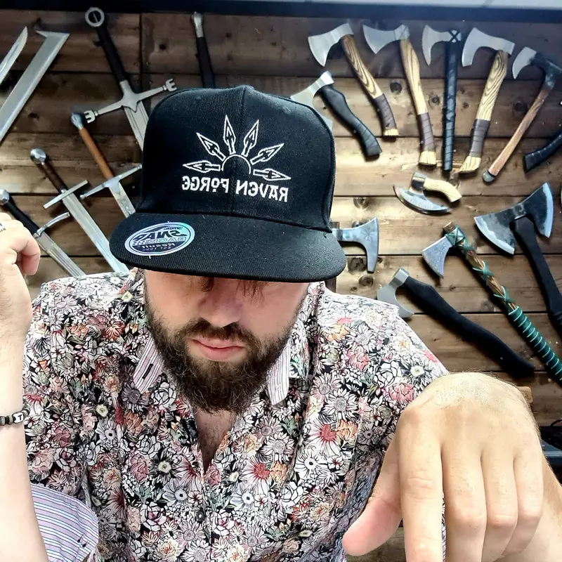 Raven Forge Adjustable Snapback Cap 1