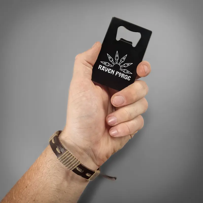 Raven Forge Metal Card & Bottle Opener Combo 1