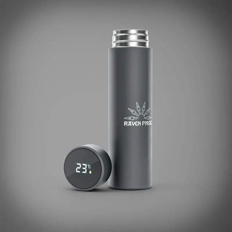 Raven Forge Smart Temperature-Display Flask 1