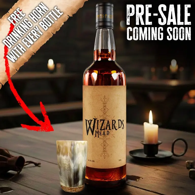 Raven Forge Wizard Mead – Craft Mead With Complimentary Drinking Horn (Pre-Sale) 1