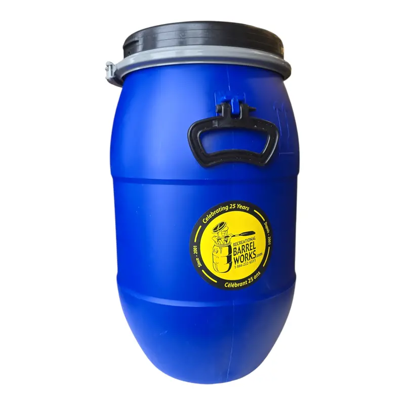 Recreational Barrel Works 30L Blue Transport Barrel 1